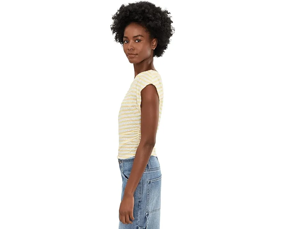 Топ Free People Ellie Black Combo с открытыми плечами