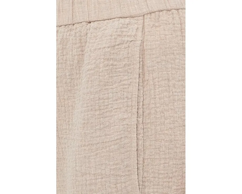 Брюки Eileen Fisher из органического хлопка двойного переплетения фасона «фонарик»