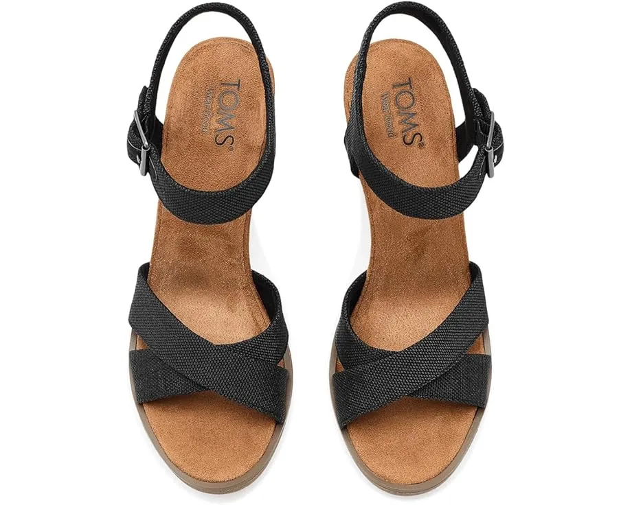 Сандалии TOMS Majorca Ankle Strap на квадратном каблуке с ремешком на щиколотке