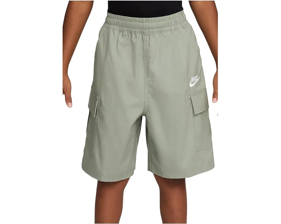 Nike Sportswear Club Woven Cargo Shorts для детей с карго-карманами