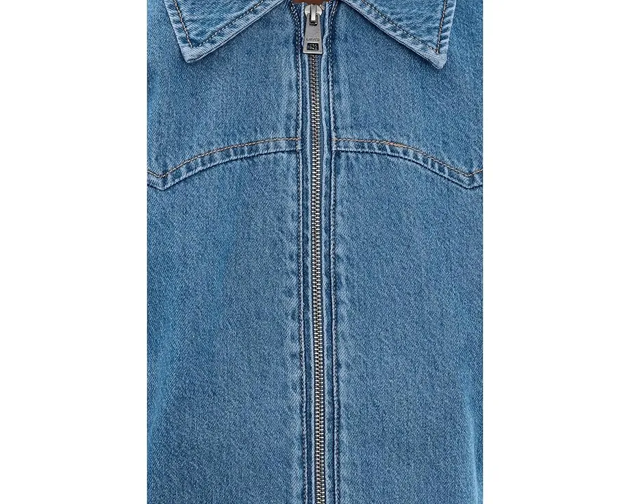 Ladies Western Denim Bomber