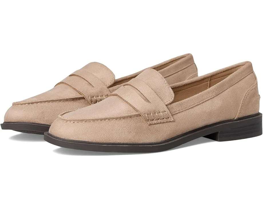 Лоферы Journee Collection Brooks на устойчивом каблуке с круглым носком
