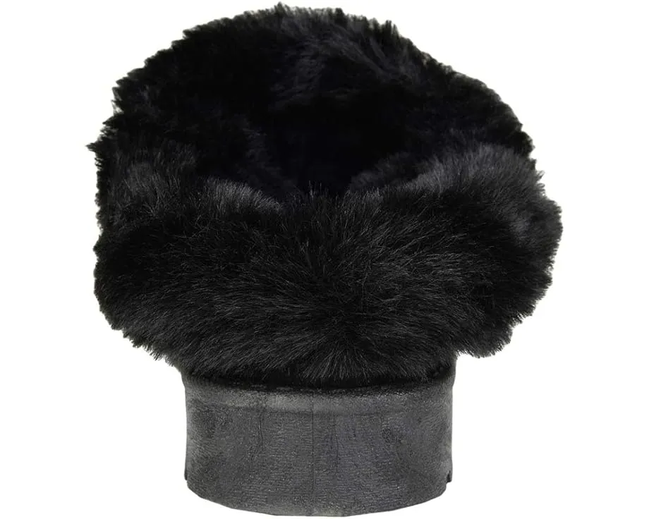 Тапочки Journee Collection Faux Fur Trim Whisp с искусственным мехом и платформой