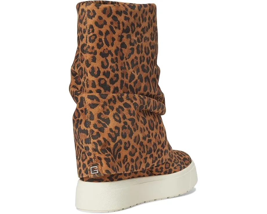 Ботинки GUESS Guinna с джинсовым верхом и клиновидным каблуком