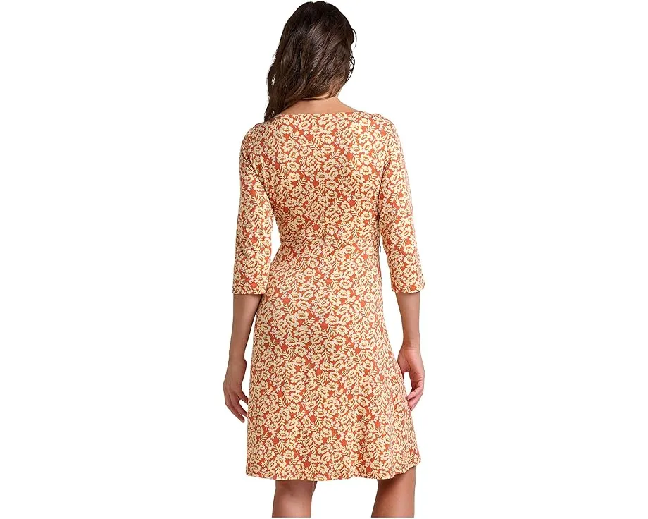 Платье Toad&Co Rosalinda из экологичной ткани с V-образным вырезом