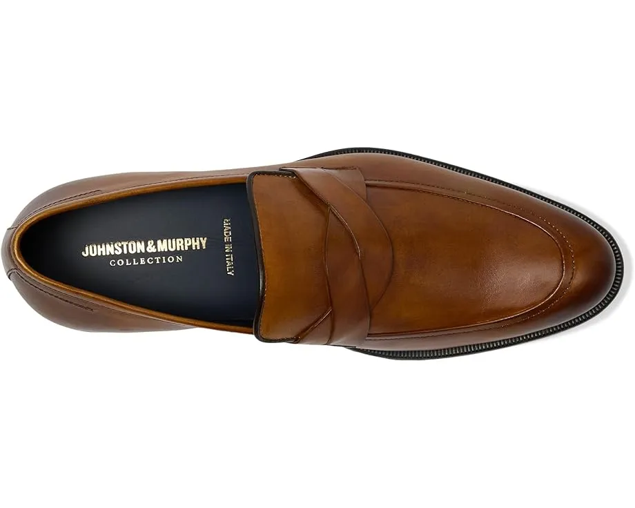 Мокасины Johnston & Murphy Flynch Braided Strap из итальянской кожи с плетеным ремешком