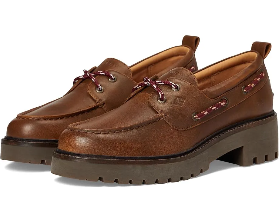 Ботинки Sperry AO 2 Eye Lug с массивной подошвой и кожаным верхом
