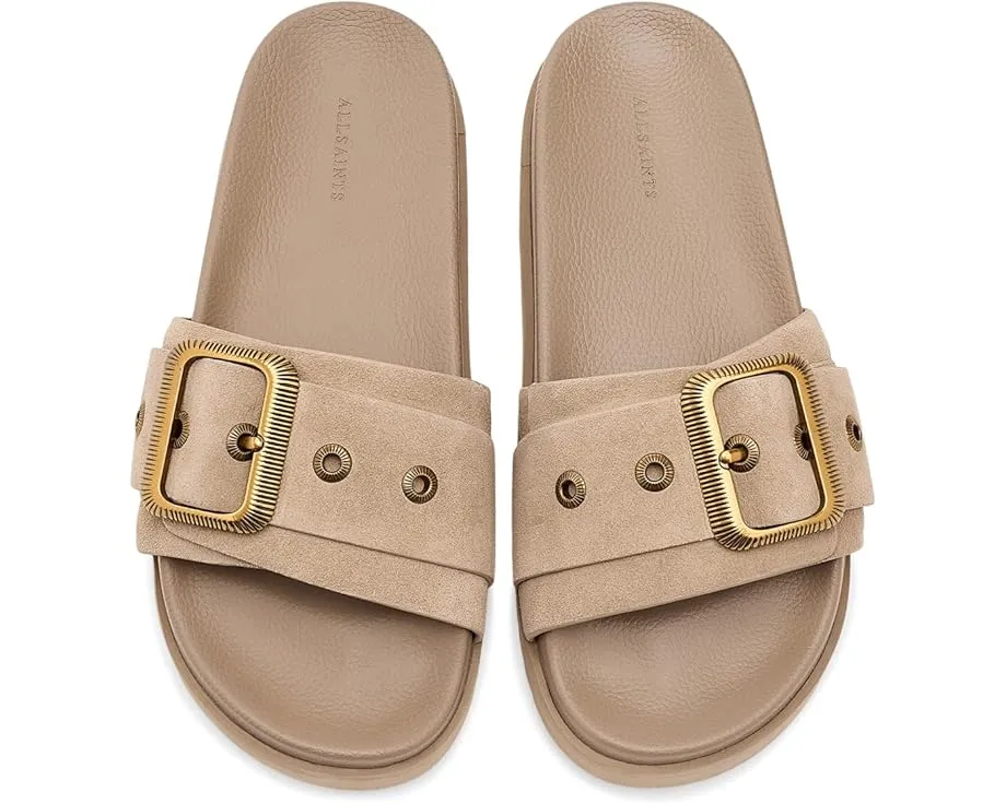 Западные сандалии AllSaints Ellie с крупной пряжкой и кожаным верхом