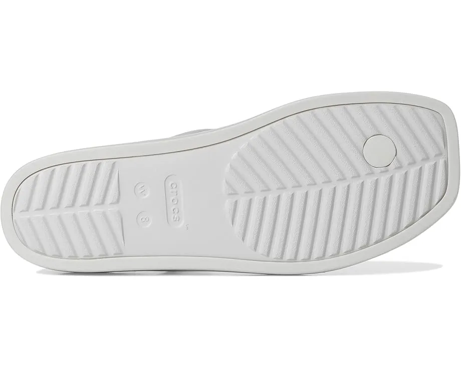 Шлепанцы Crocs Miami Thong Sandal с квадратным носком и гибким верхом