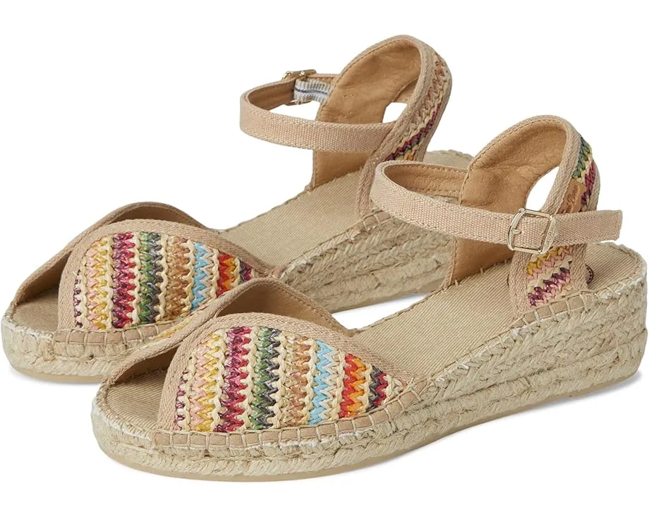 Эспадрильи Toni Pons Bella-Ma с открытым мысом и клином из джута