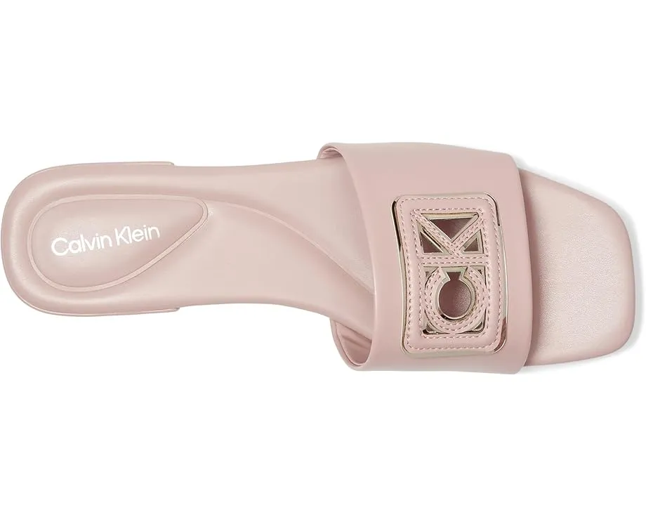 Босоножки Calvin Klein Tavia на квадратном каблуке с логотипом CK