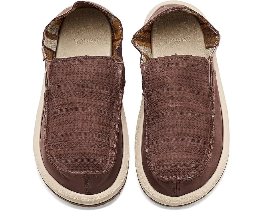 Лоферы Sanuk Donny Novelty Leather с кожаным верхом