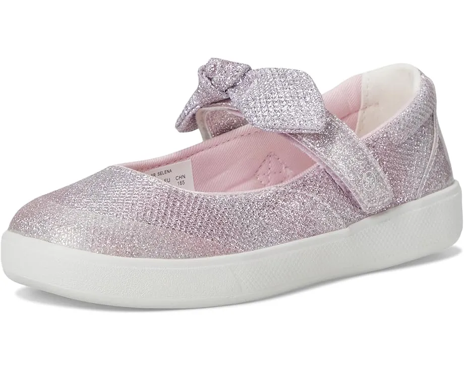 Туфли Stride Rite SR Selena для малышей с блестящей кожей и бантиком