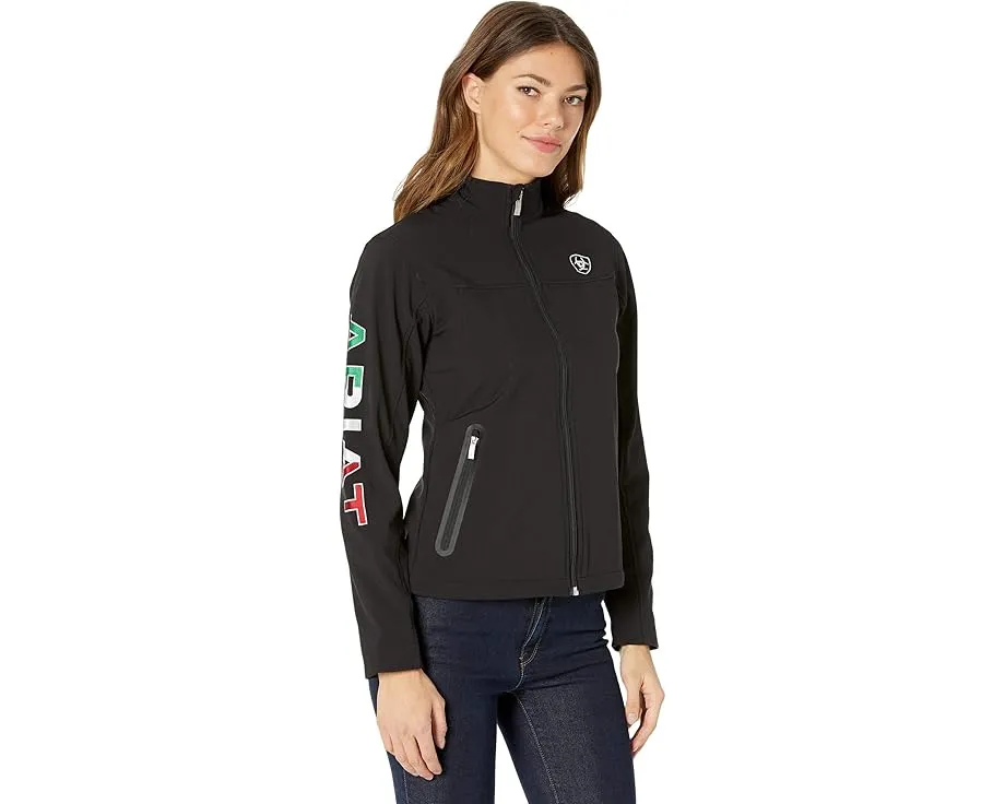 Куртка Ariat Classic Team Softshell Mexico с технологией AriatTEK Cold Series и ветрозащитой