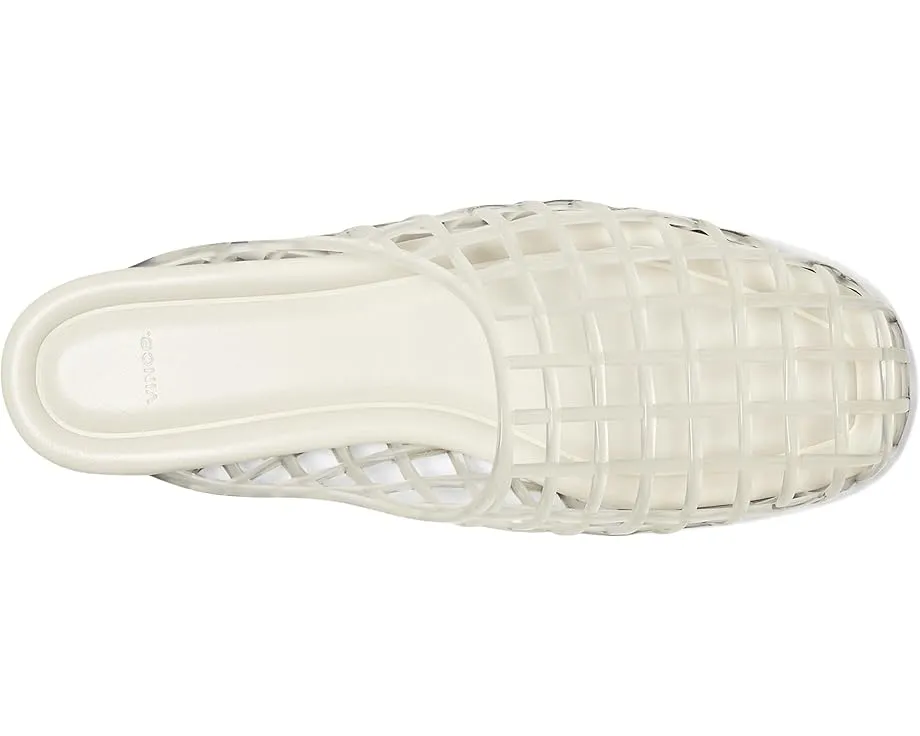 Сандалии-мюли Vince Barcelona из прозрачного материала на плоской подошве