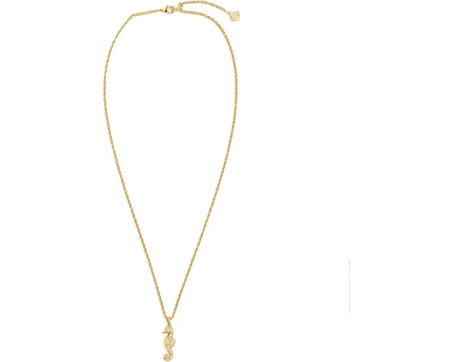 Короткое колье Kendra Scott Seahorse с подвеской-морским коньком