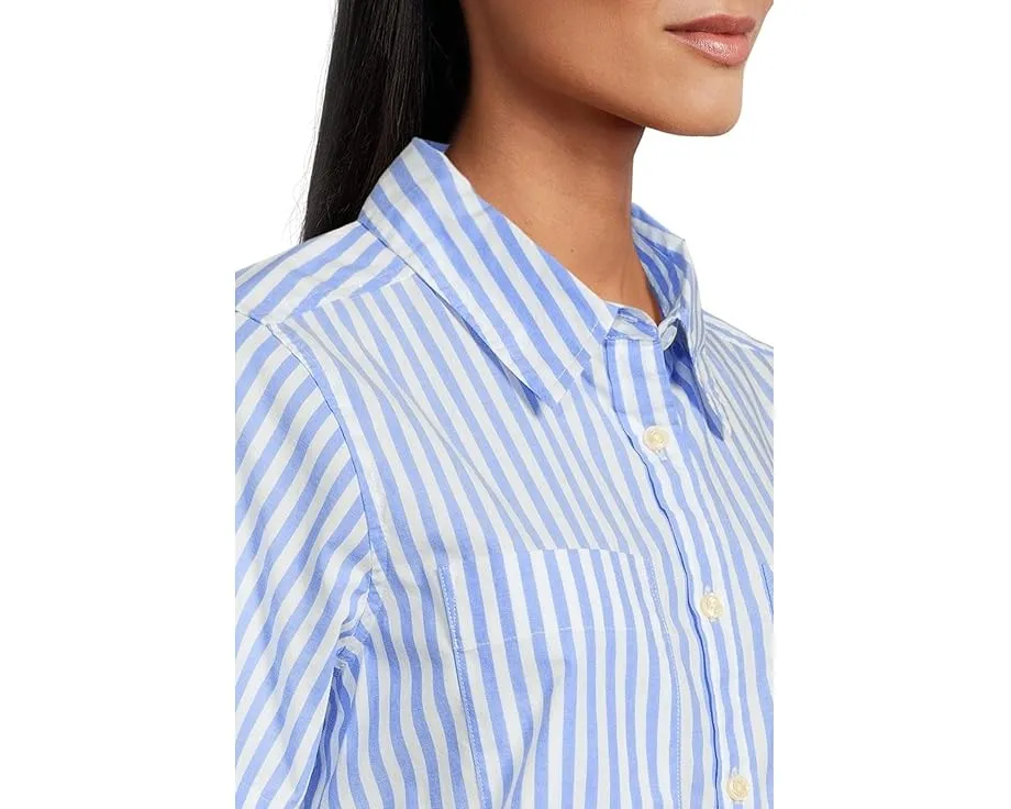 Хлопковая поплиновая рубашка Essential с коротким рукавом от L.L.Bean