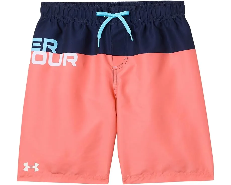 Детские шорты Under Armour Logo Color-Block Volley с защитой UPF 50+