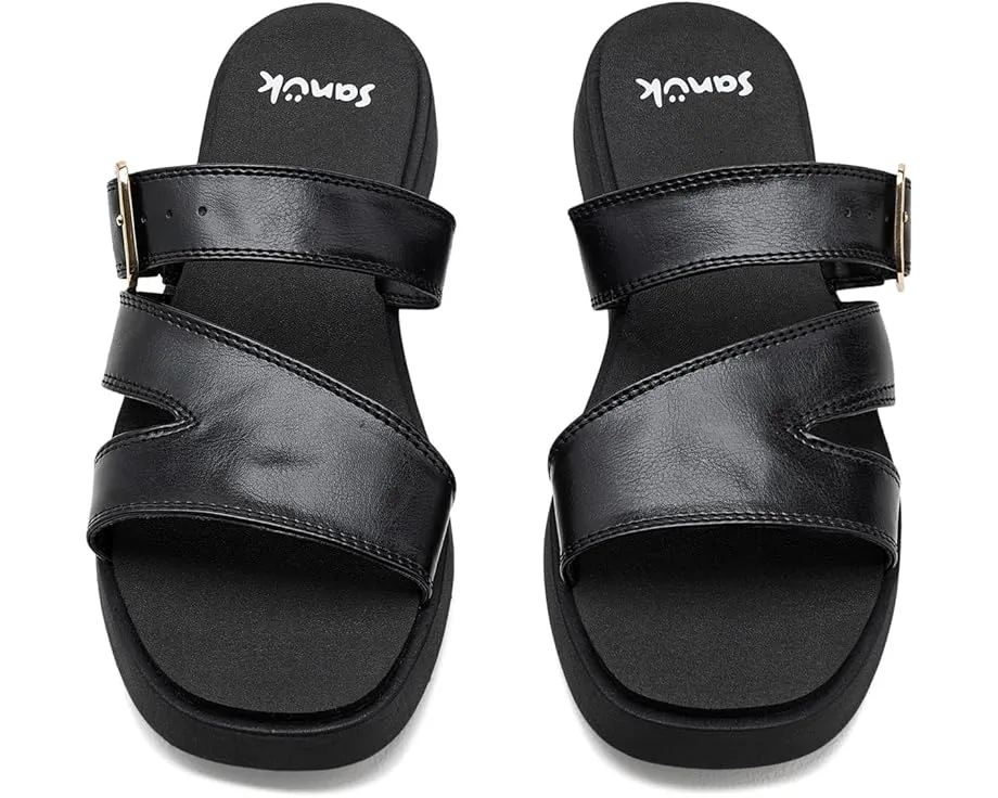 Sanuk Сандалии Cove Slide с регулируемой пряжкой и антибактериальной стелькой