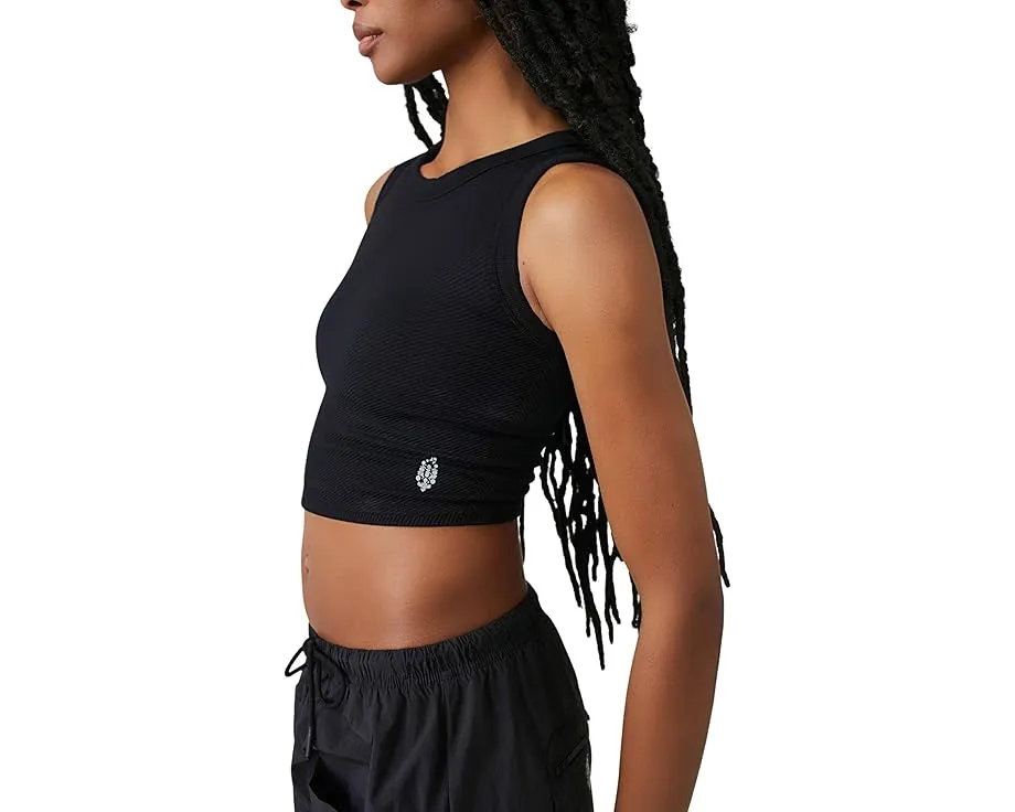 Топ FP Movement Free Throw Muscle из компрессионной ткани с ребристым краем