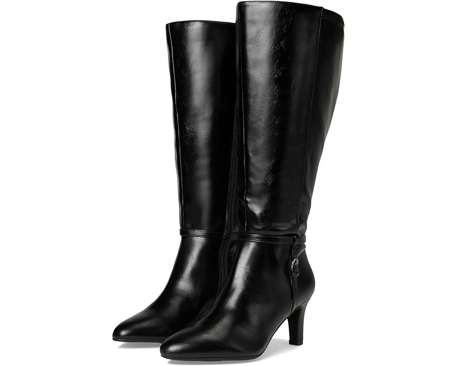 Ботинки LifeStride Galant Extra Wide Calf на шпильке с переработанными материалами