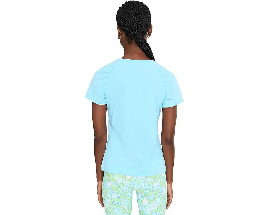 Белая футболка Bria Active Tee UPF 50+ от Lilly Pulitzer