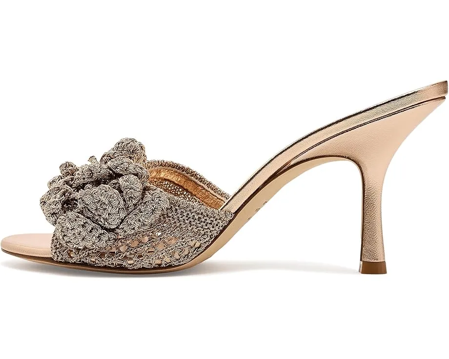 Туфли Stuart Weitzman Lotus Slide 85 с ручной вязкой и миндалевидным носком