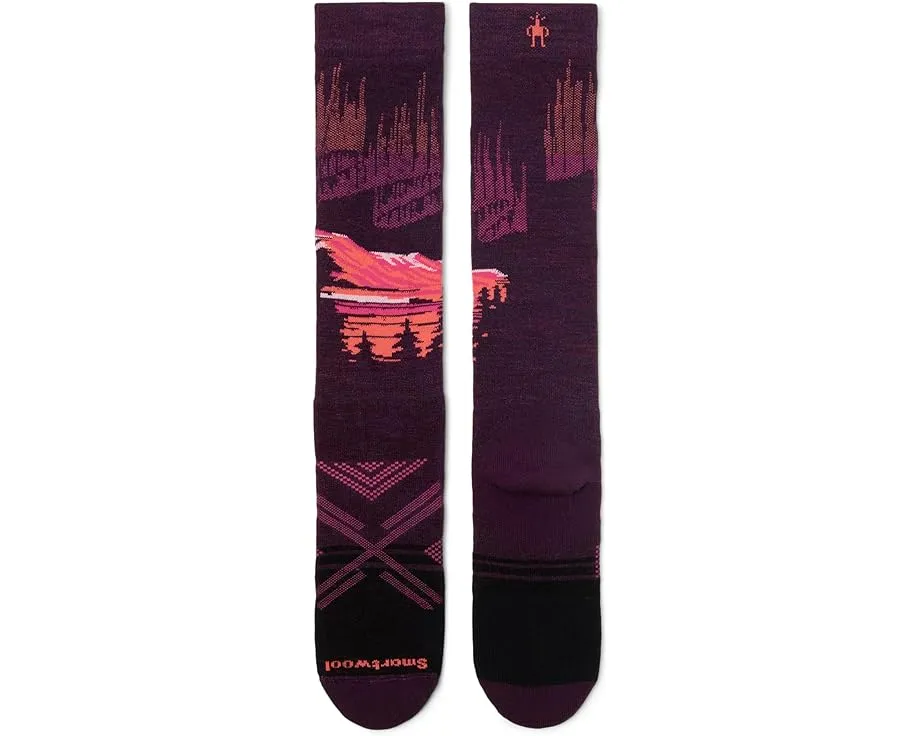 Носки Smartwool для лыж с полной амортизацией Alpine Auroras выше икры