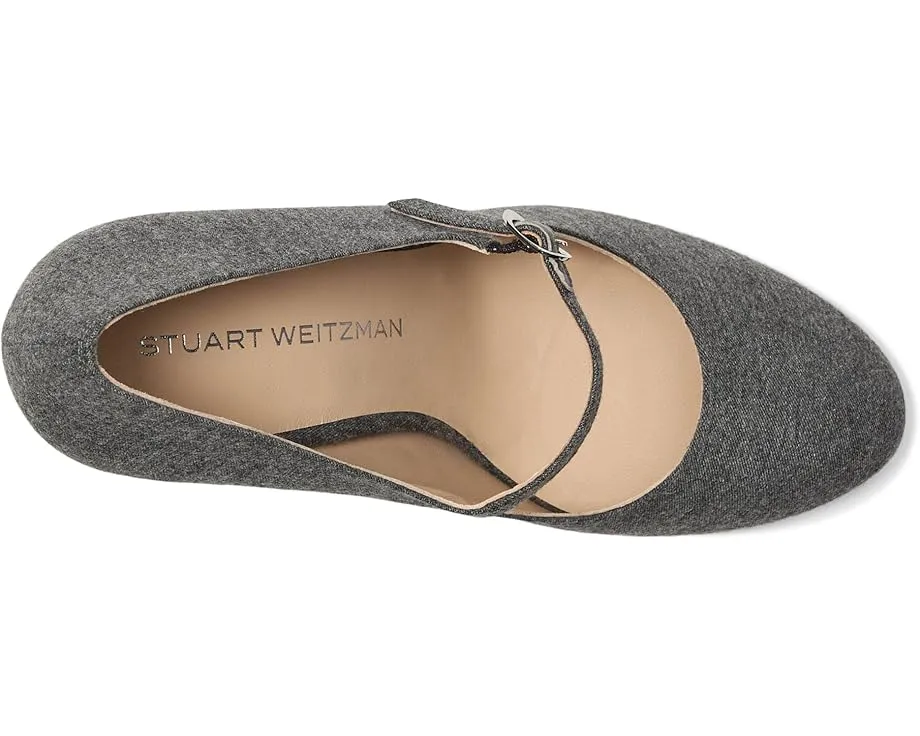 Stuart Weitzman Туфли Babette Mary Jane 85 с ремешком и миндалевидным мысом