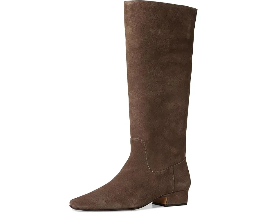 Ботинки Steve Madden Dantelle до колена из замши с квадратным носком на резиновой подошве