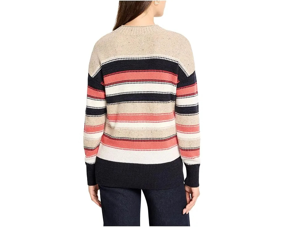 Свитер NIC+ZOE Petite Nep Knit Striped с полосами