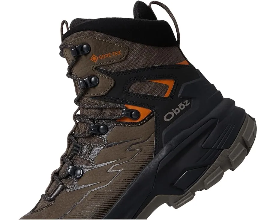 Ботинки Oboz Bridger Ridge Mid GTX с мембраной GORE-TEX и кожаным верхом