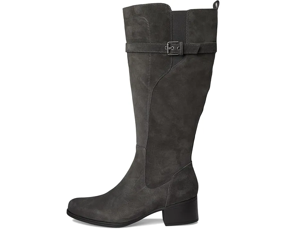 Высокие сапоги Naturalizer Kenna Extra Wide Calf до колена с ремнем и пряжкой