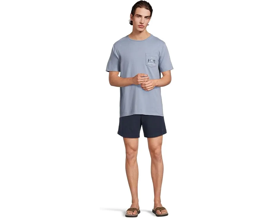 Футболка Vineyard Vines Beer Die с коротким рукавом и принтом