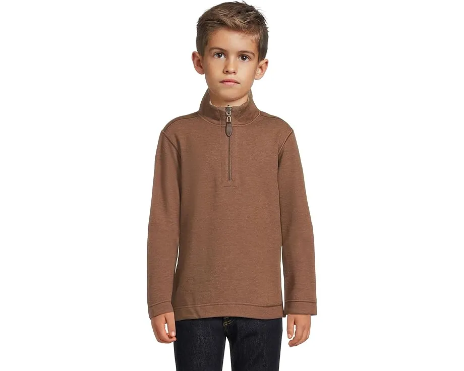 Реверсивная кофта Johnston & Murphy Kids с молнией на четверть и воротником стойкой