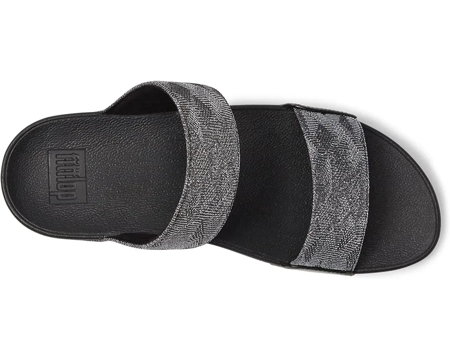 Сланцы FitFlop Lulu Glitz Slides с блестками и технологией Dynamicush