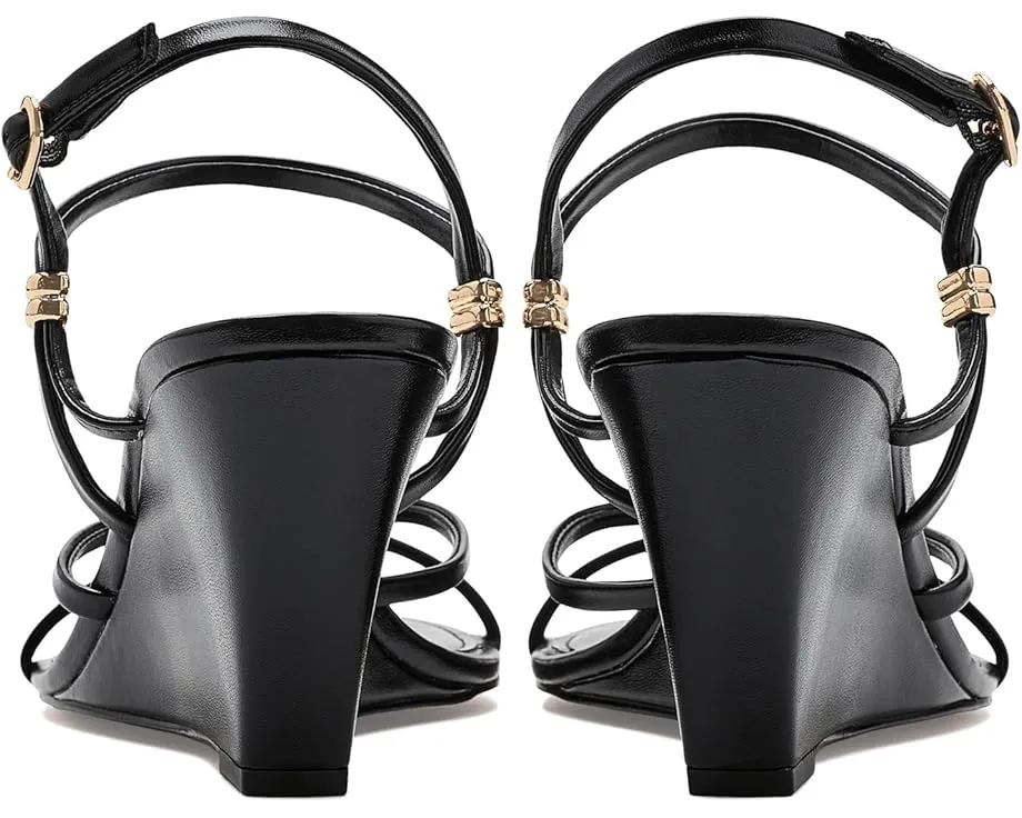 Босоножки Nine West Devva на танкетке с регулируемым ремешком на щиколотке