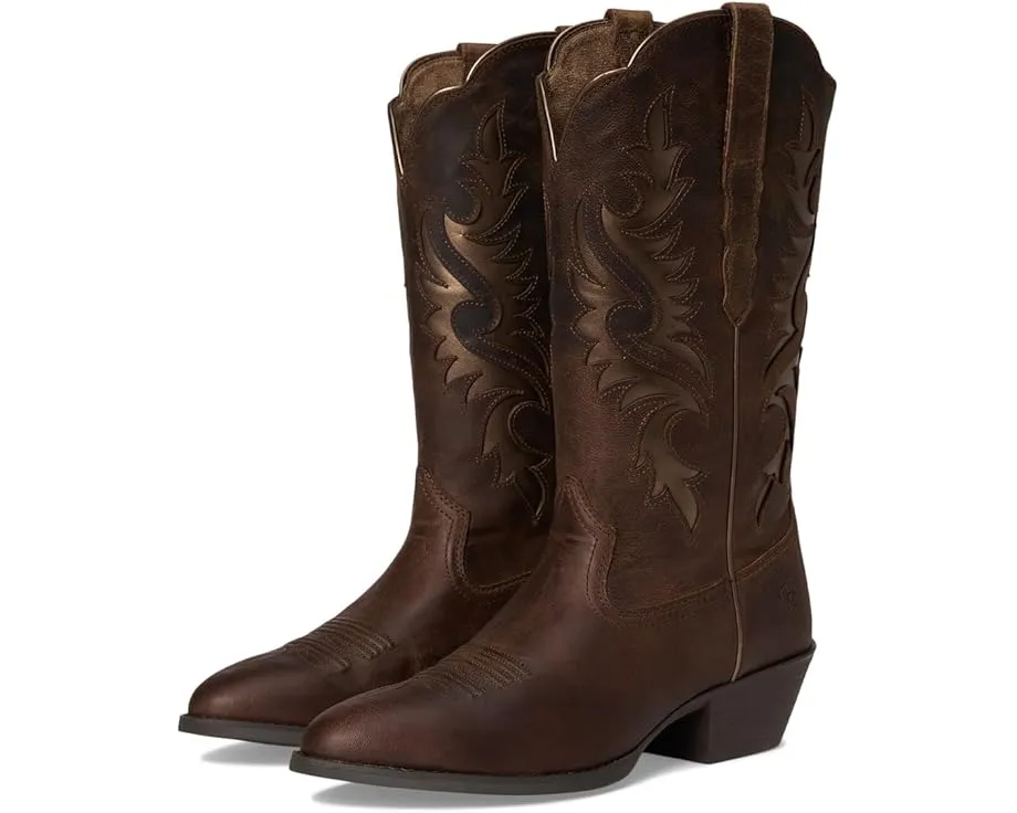 Ковбойские сапоги Heritage R Toe Retro с миндалевидным носком и технологией ATS Ariat