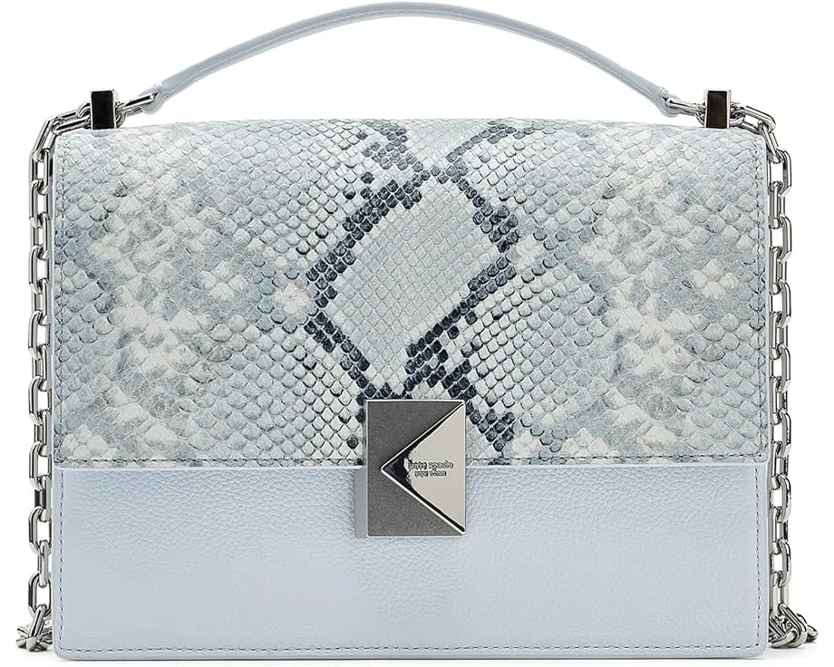 Сумка через плечо Deco Snake Embossed Mixed Material Chain с цепочкой от Kate Spade New York