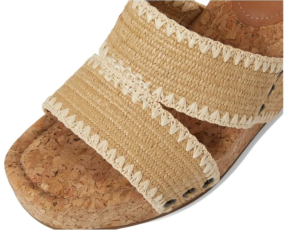 Сандалии Vickta Woven Band Cork Wedge от Lucky Brand с плетеными ремешками и пробковым клином