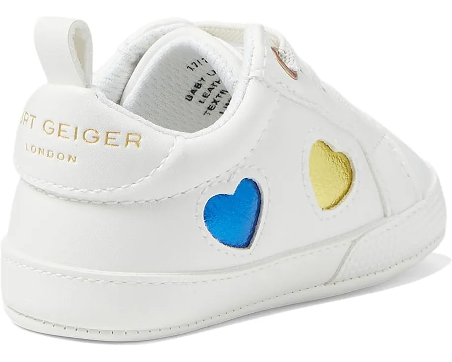 Kurt Geiger London Kids Lane Love обувь для первых шагов с сердечками