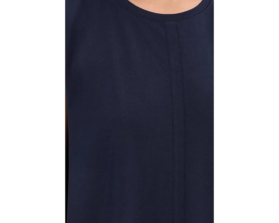 Платье Eileen Fisher с круглым вырезом из пима-хлопка и стрейч-джерси