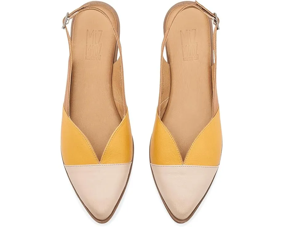 Туфли Miz Mooz Florie Sling Back Flats с заостренным носком и регулируемой пряжкой