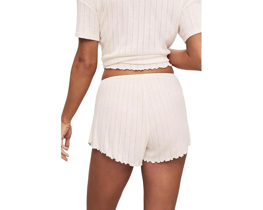 Шорты Pointelle с ажурным узором от Eberjey