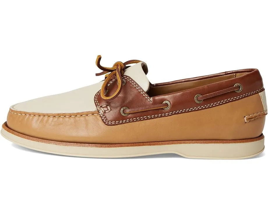 Johnston & Murphy Monaco 2-Eye Boat Shoe мокасины из мягкой кожи с рафией