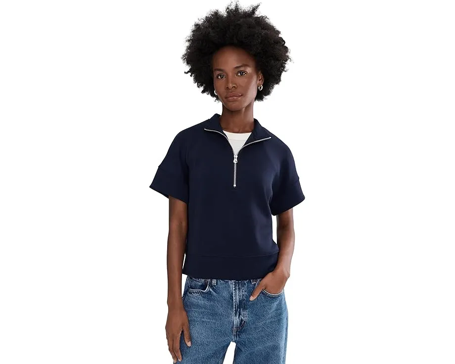 Топ Elliott Lauren Comfort Zone с длинными рукавами и воротником на четверть молнии