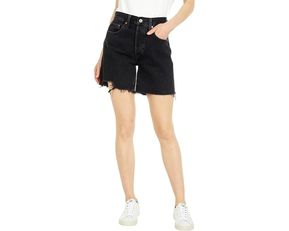 Шорты Levi's Premium 501 Mid Thigh из премиального денима прямого кроя