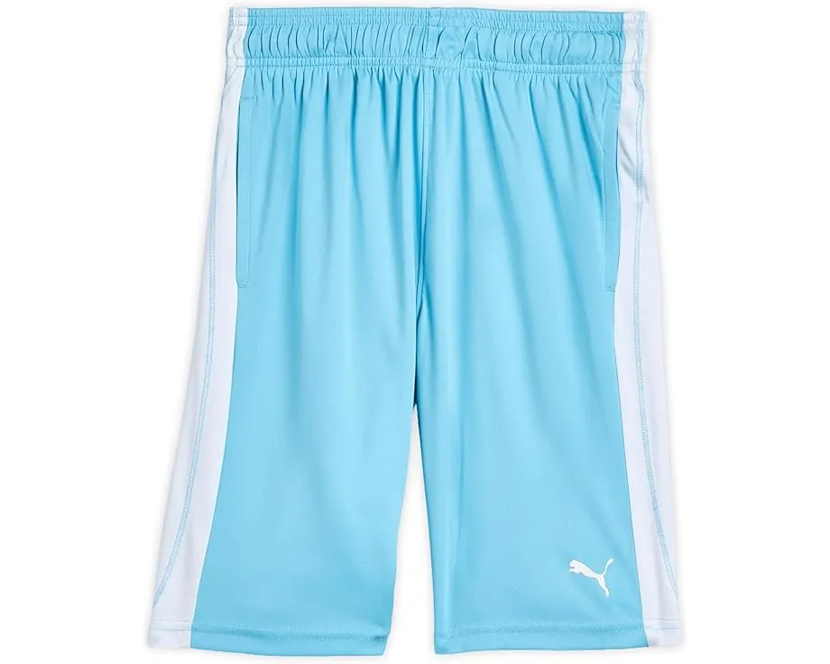 Active Essentials Interlock Form Stripe Shorts (Big Kid)