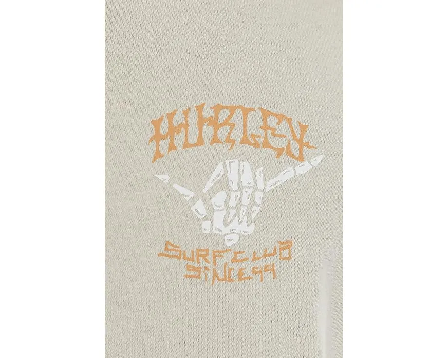Hurley Skeletor Футболка с коротким рукавом и принтом на груди и спине