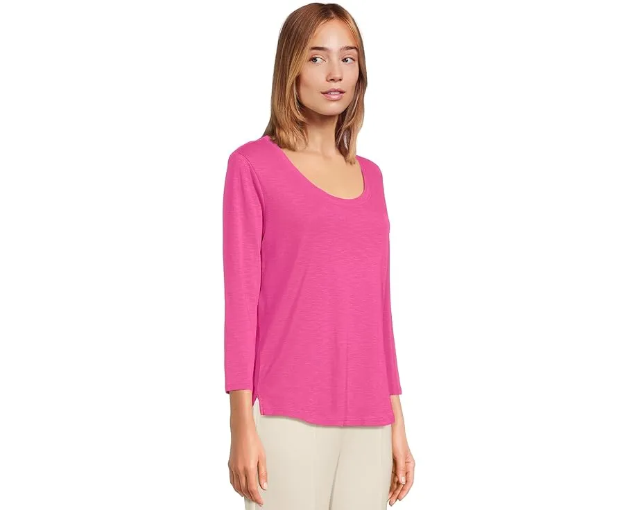 Tommy Bahama Ashby Isles Rib топ с круглым вырезом и 3/4 рукава